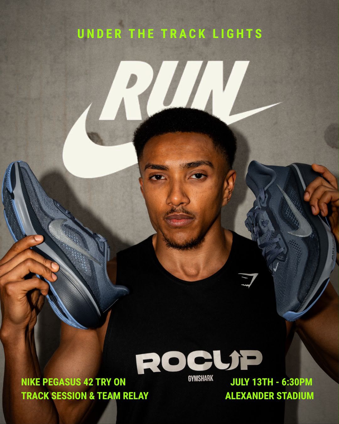 ROCUP X NIKE Track Session