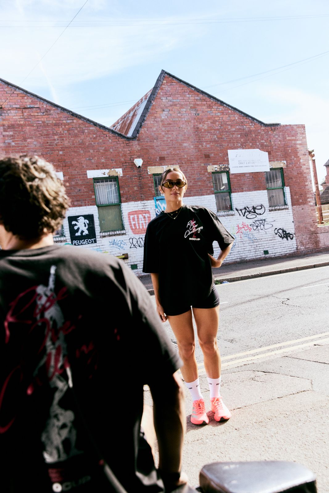 Reach For Those Horizons Distressed Oversized T-Shirt