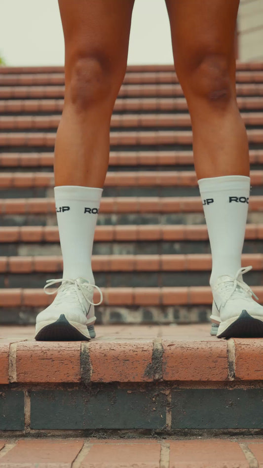 ROCUP Performance Socks - Black/White (3 pack)